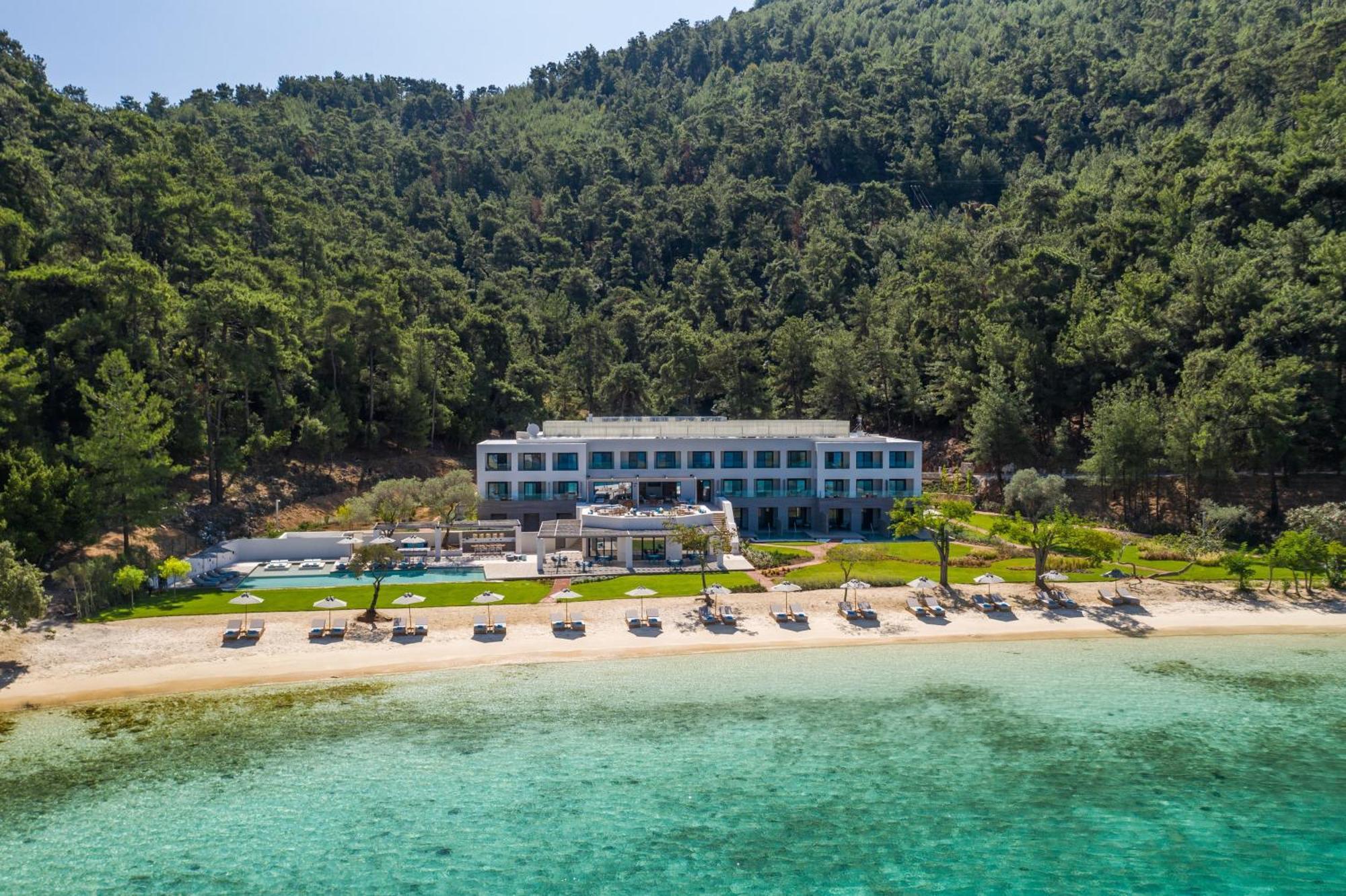 Vathi Cove Luxury Resort & Spa Khrysi Ammoudia Eksteriør bilde