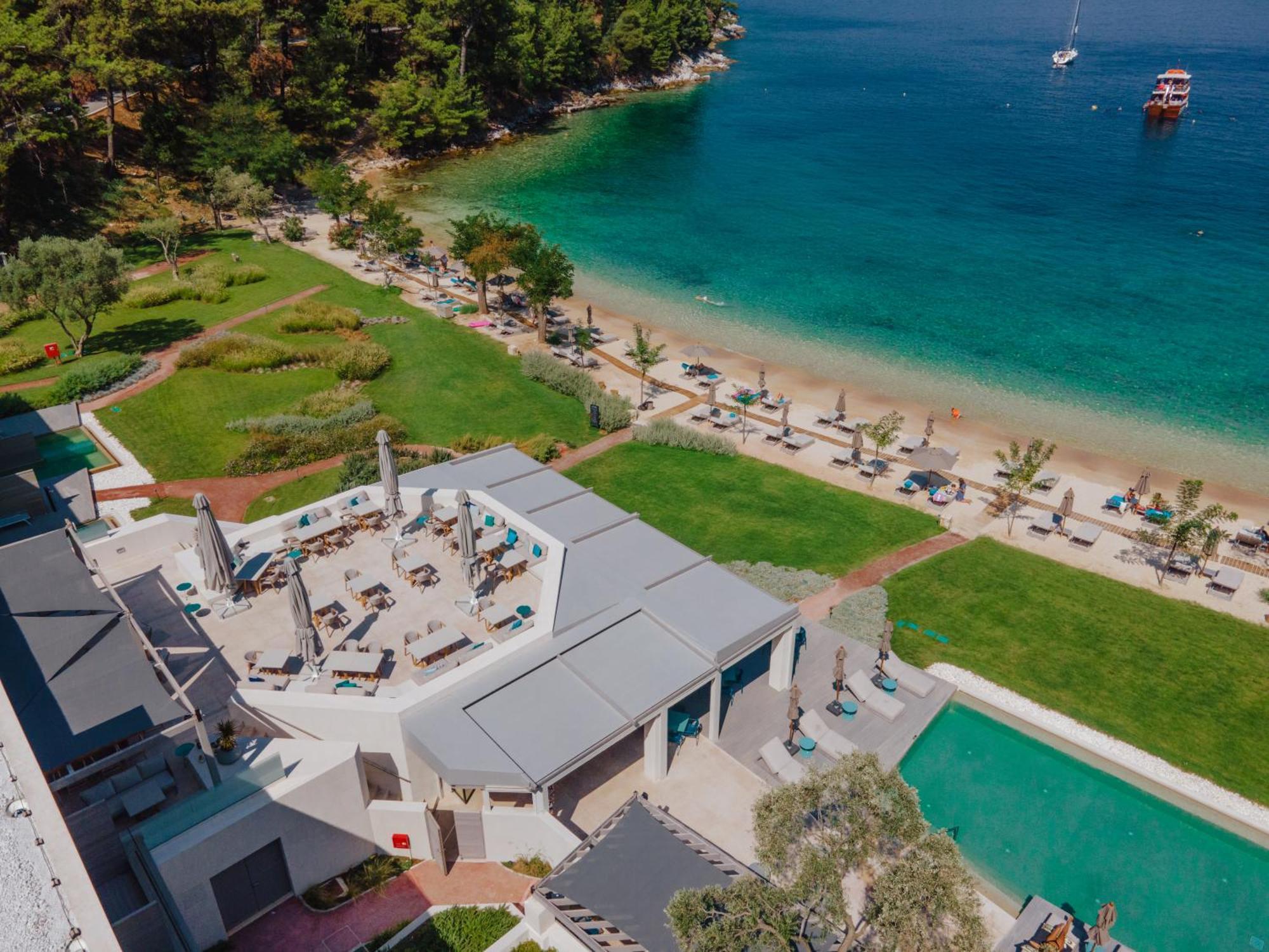 Vathi Cove Luxury Resort & Spa Khrysi Ammoudia Eksteriør bilde