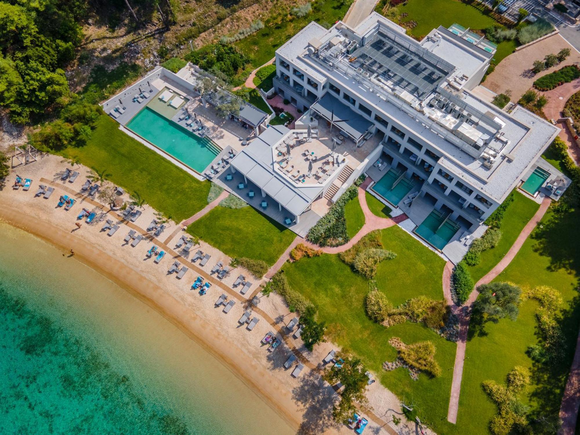 Vathi Cove Luxury Resort & Spa Khrysi Ammoudia Eksteriør bilde